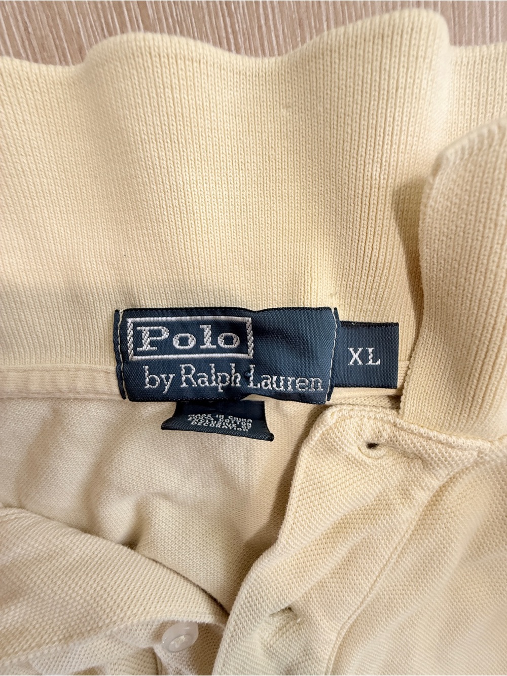 Polo by Ralph Lauren XL Beige Polo Shirt